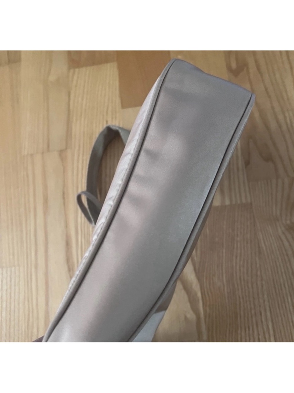 Prada Small Shoulder Bag in Light Beige Nylon - Picture 8 of 11